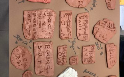 TALLER DE ESCRITURA CUNEIFORME Y PAPIRO